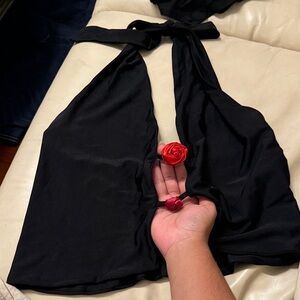 Tyler Mcgillivary rose Halter Top